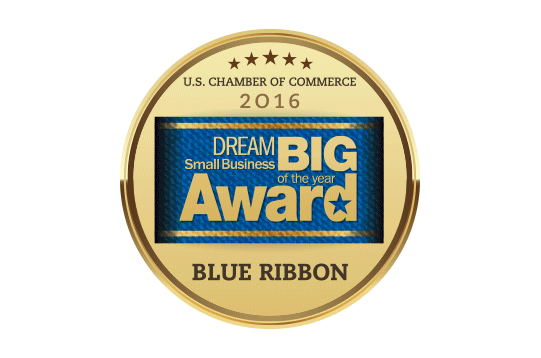 US Chamber of Commerce Dream Big Blue Ribbon Award