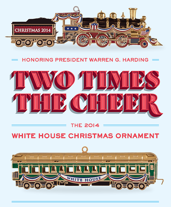 2014 White House Christmas Ornament Features a Coal-Fired Train